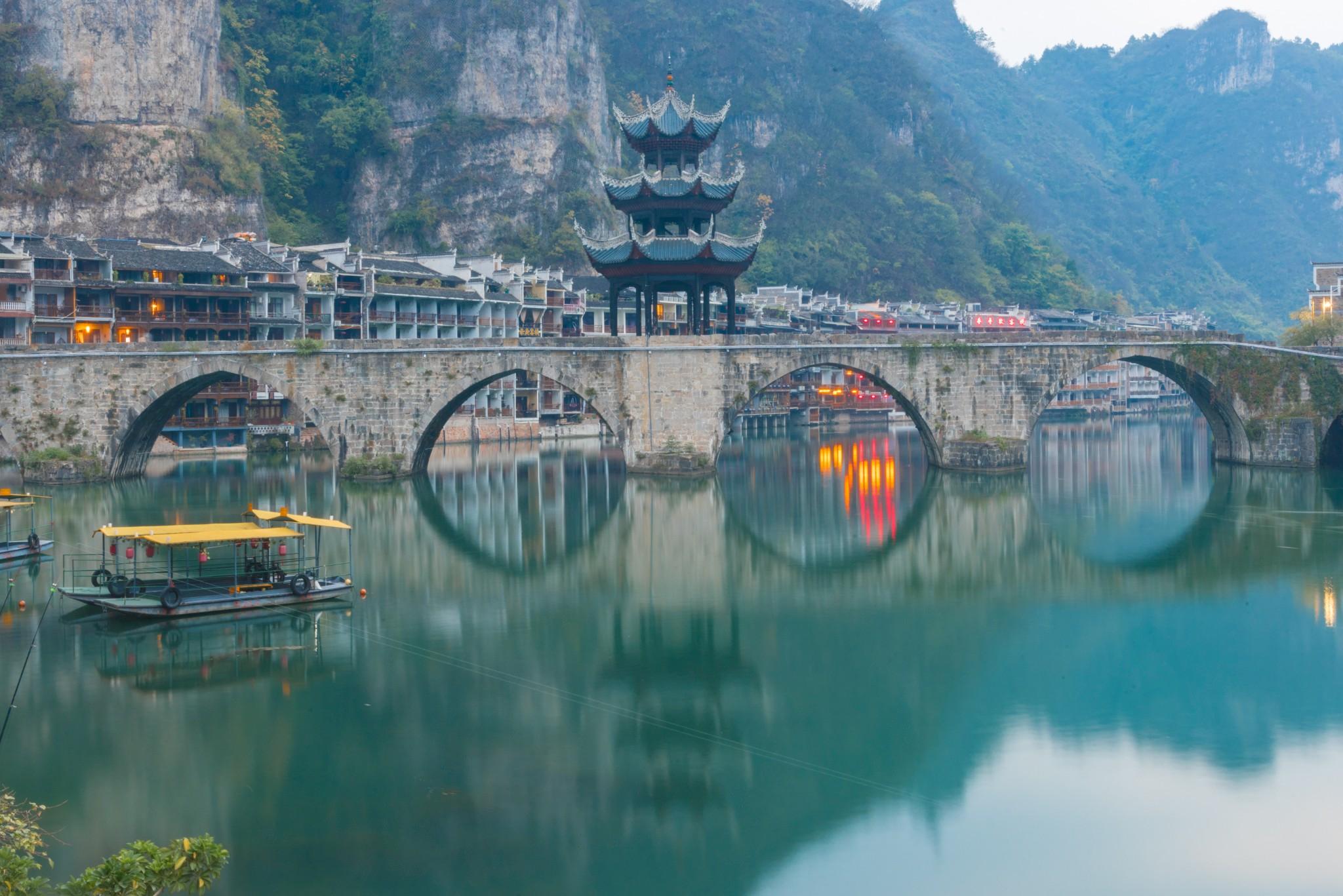 【贵州--镇远古镇夜景摄影图片】贵州--镇远古镇风光摄影_昆仑_太平洋电脑网摄影部落